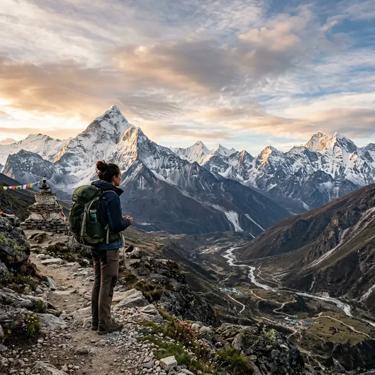 Traveller in the Himalayas